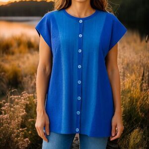 Carol Pritcher Hand Woven Artisan Top